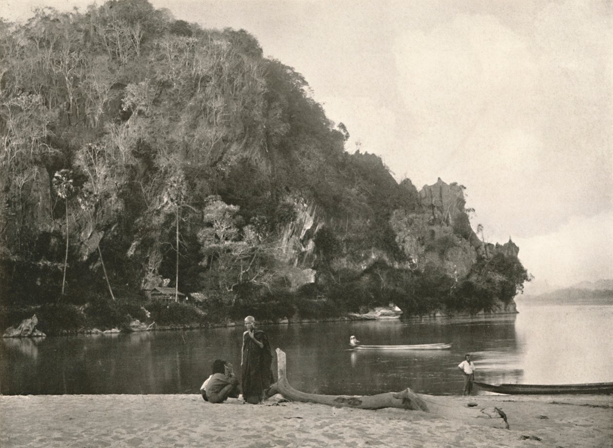 河景-第二次De污，巴莫附近，1900年。 作者 不明