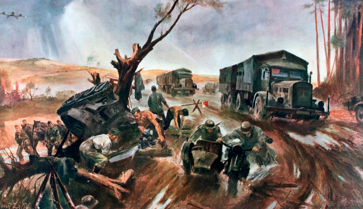 通往前线之路，德国上级组织，1941年 作者 不明
