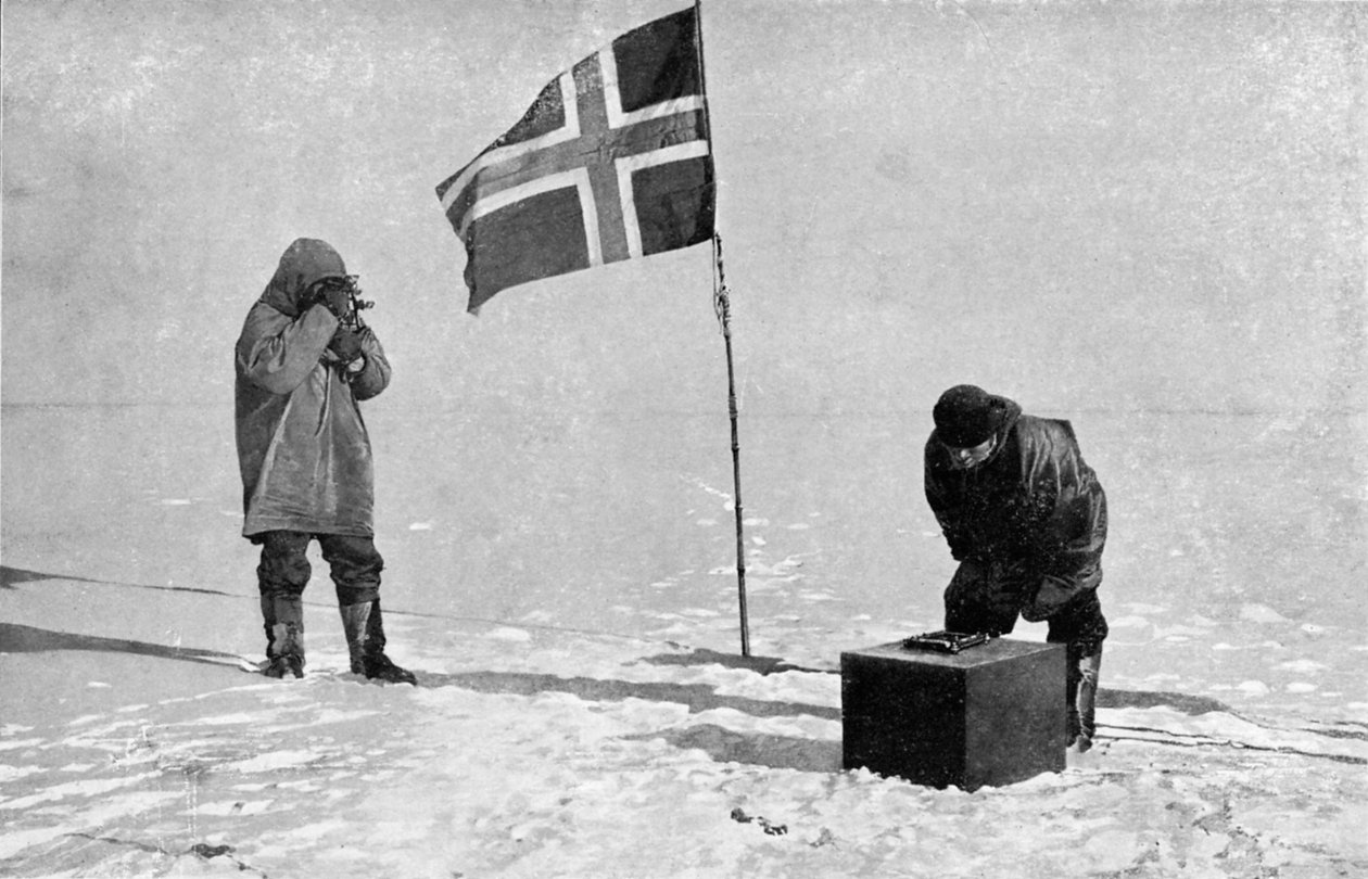 Roald Engelbrecht Gravning Amundsen 1872-1928，挪威探险家，1911年在南极 作者 不明