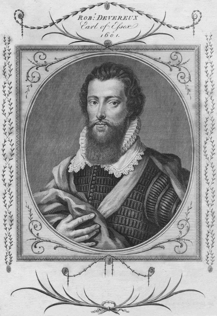 Rob Devereux，埃塞克斯伯爵，1601年，1784年。 作者 不明