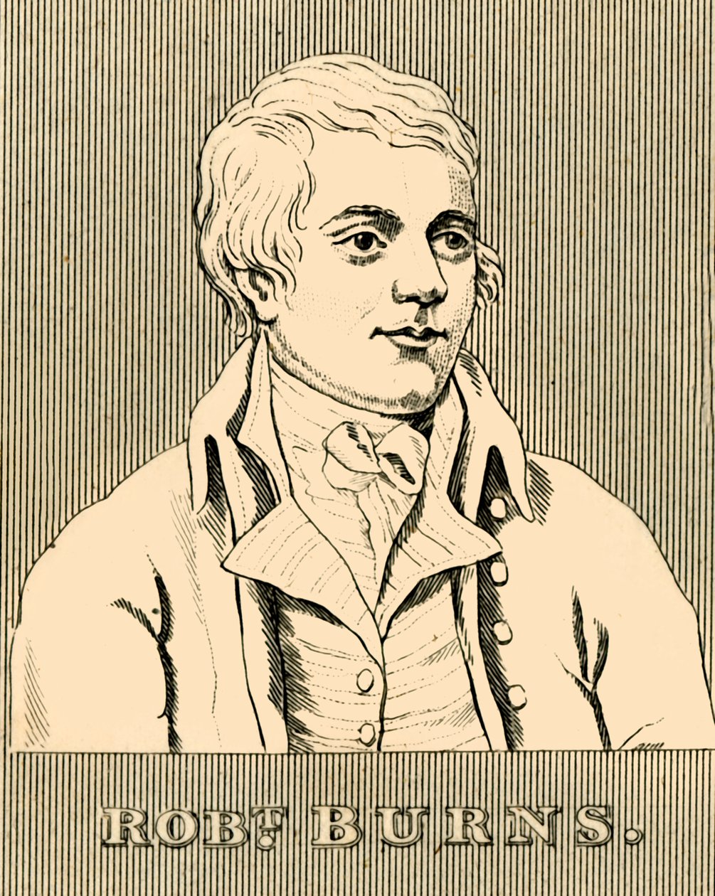 罗伯特·伯恩斯（Robert Burns），1759-1796年，1830年。 作者 不明