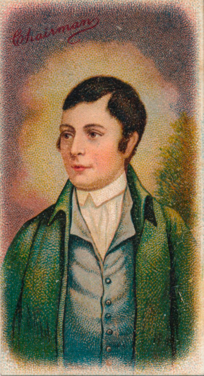 罗伯特·伯恩斯（Robert Burns），苏格兰诗人1759-1796，1912年 作者 不明