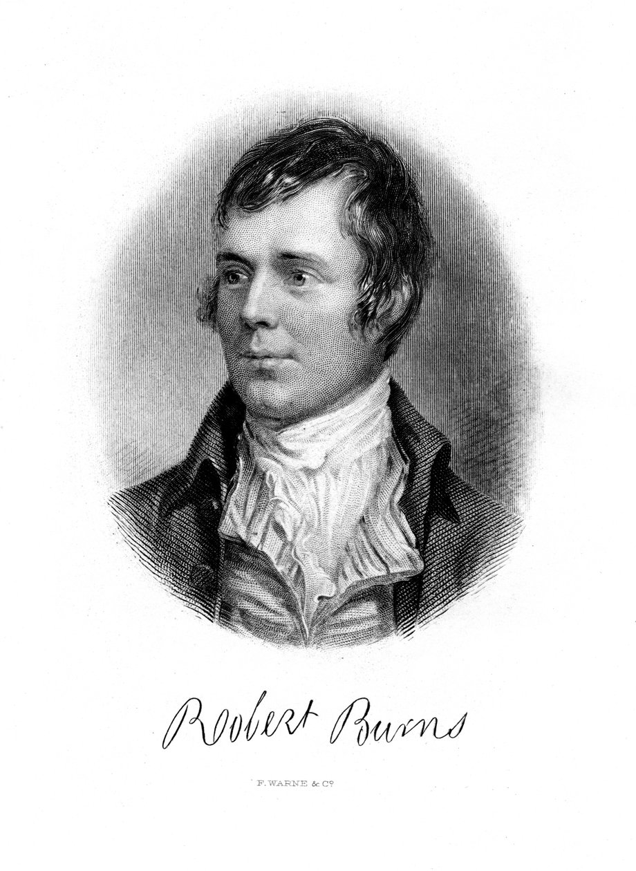 罗伯特·伯恩斯（Robert Burns），苏格兰诗人，十九世纪 作者 不明
