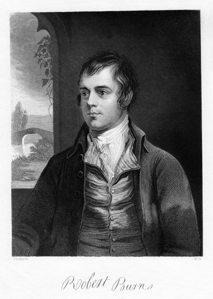 罗伯特·伯恩斯（Robert Burns），苏格兰诗人，十八世纪末 作者 不明