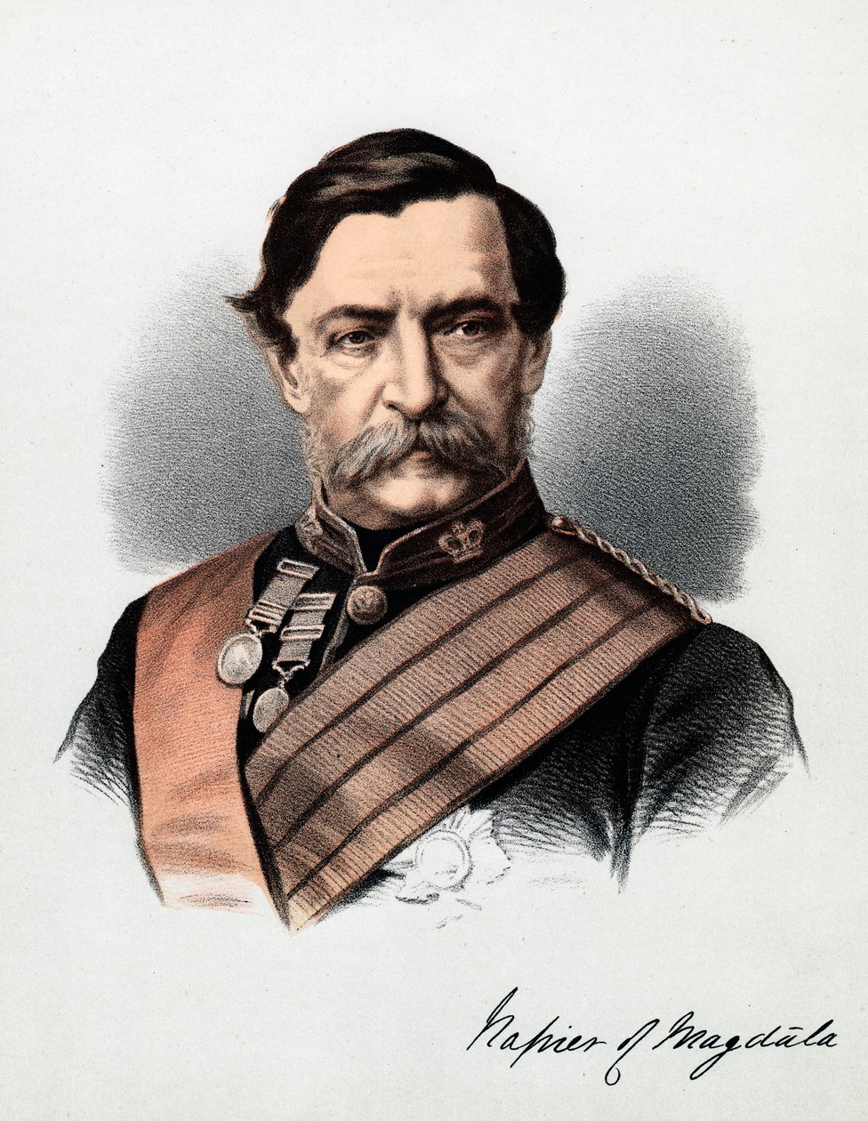 罗伯·科尼利厄斯·纳皮尔（Robert Cornelius Napier），马格达拉第一任纳皮尔男爵，英国士兵，c1880 作者 不明