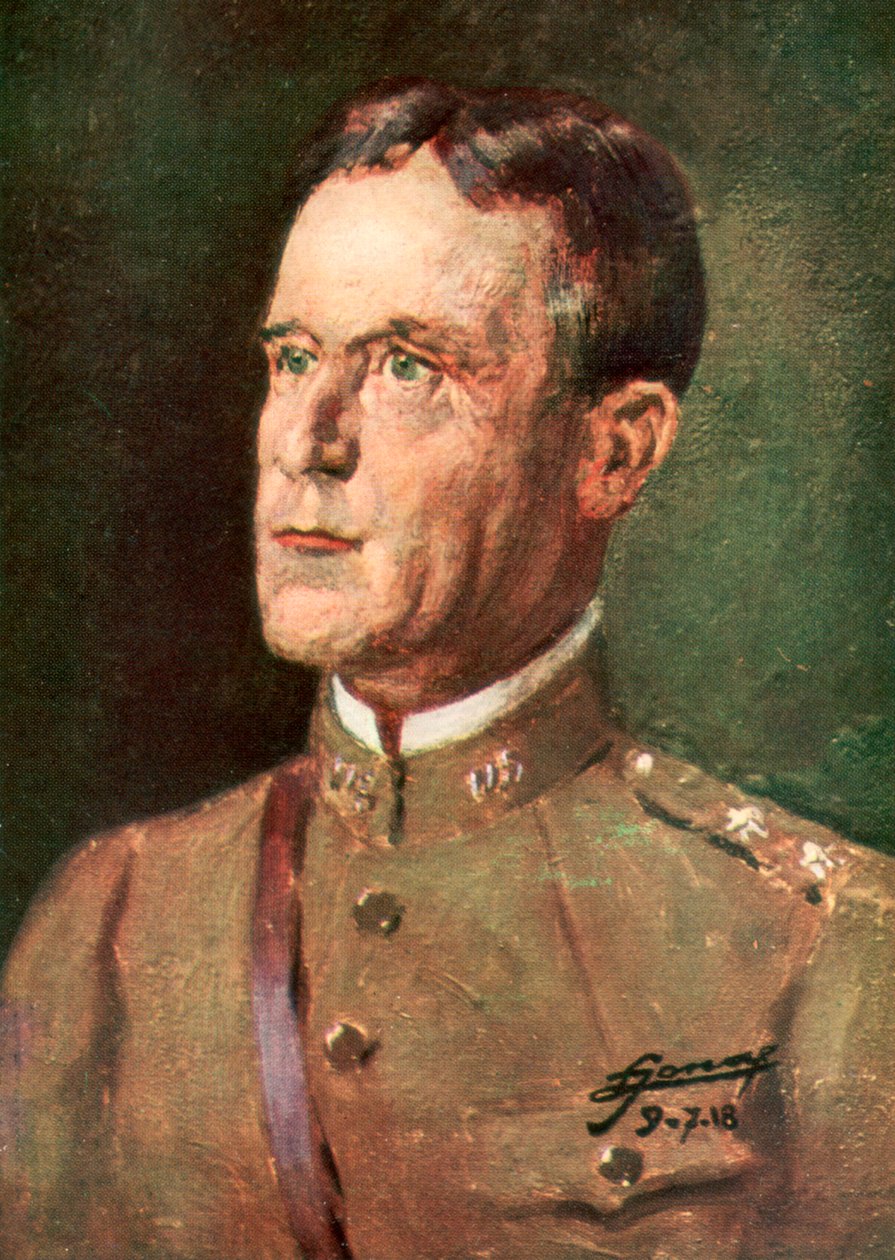 罗伯特·李·布拉德（Robert Lee Bullard），美国第一次世界大战将军，1926年 作者 不明