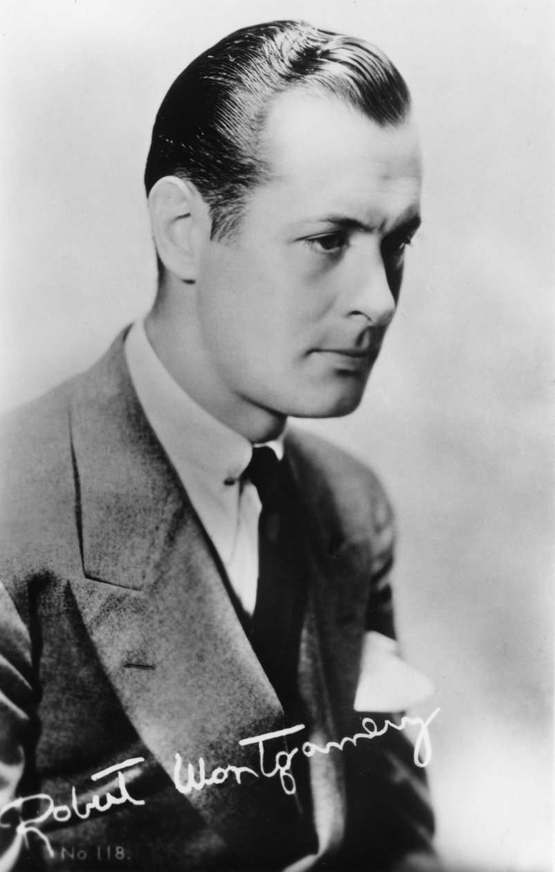 罗伯特·蒙哥马利（Robert Montgomery）1904-1981年，美国演员兼导演，二十世纪 作者 不明