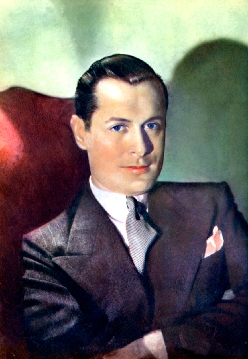 罗伯特·蒙哥马利（Robert Montgomery），美国演员兼电影导演，1934-1935年 作者 不明