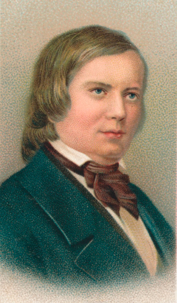 罗伯特·舒曼（Robert Schumann）1810-1856，德国作曲家，1911 作者 不明