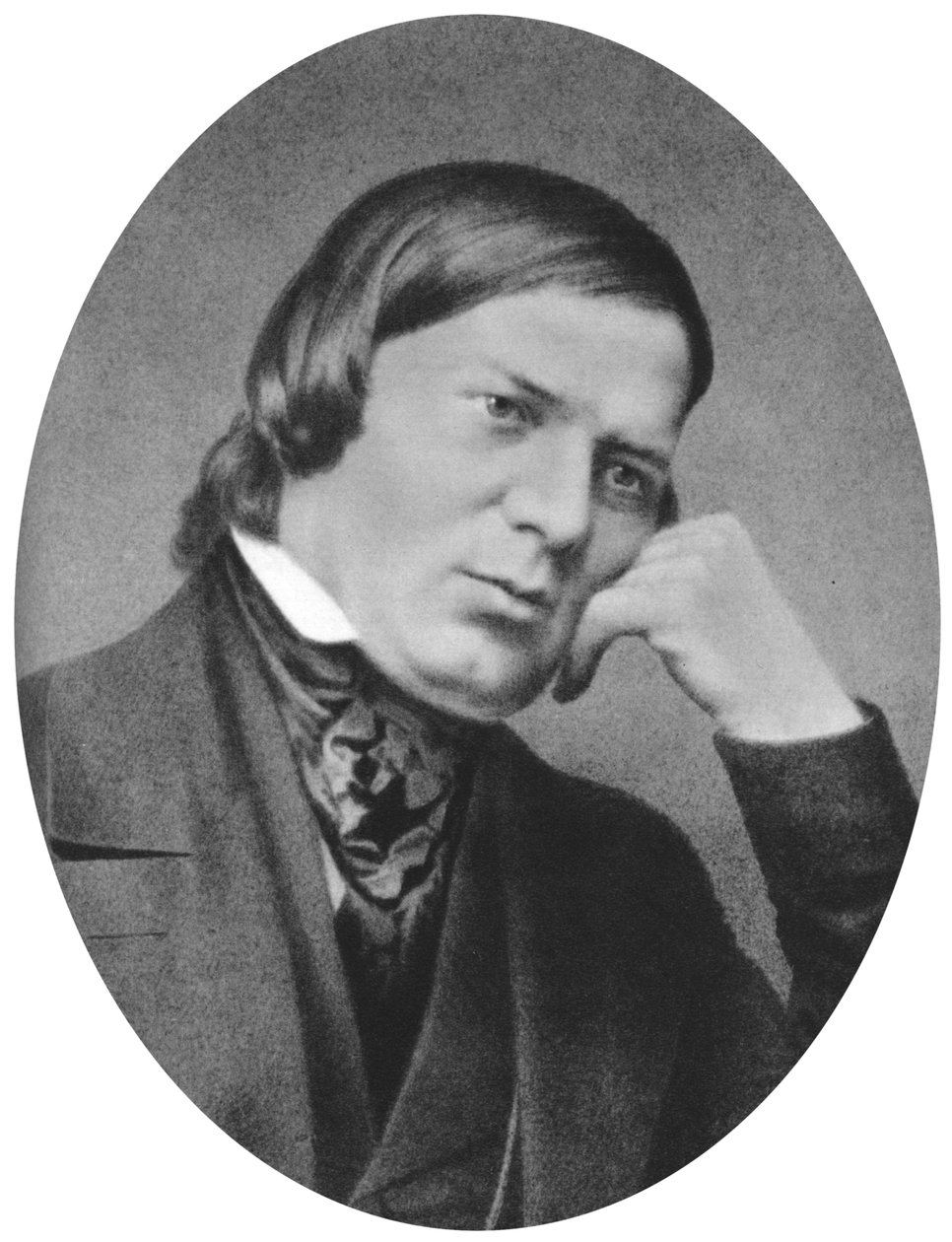 罗伯特·舒曼（Robert Schumann）1810-1856年曾是德国作曲家，音乐人和有影响力的音乐评论家 作者 不明