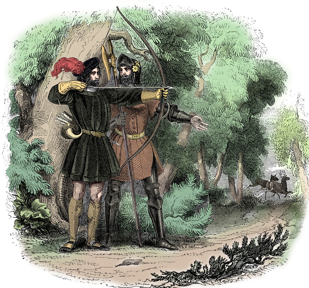 罗宾汉（Robin Hood），传说中的英国民间英雄和野蛮分子，19世纪初期是穷人的拥护者 作者 不明