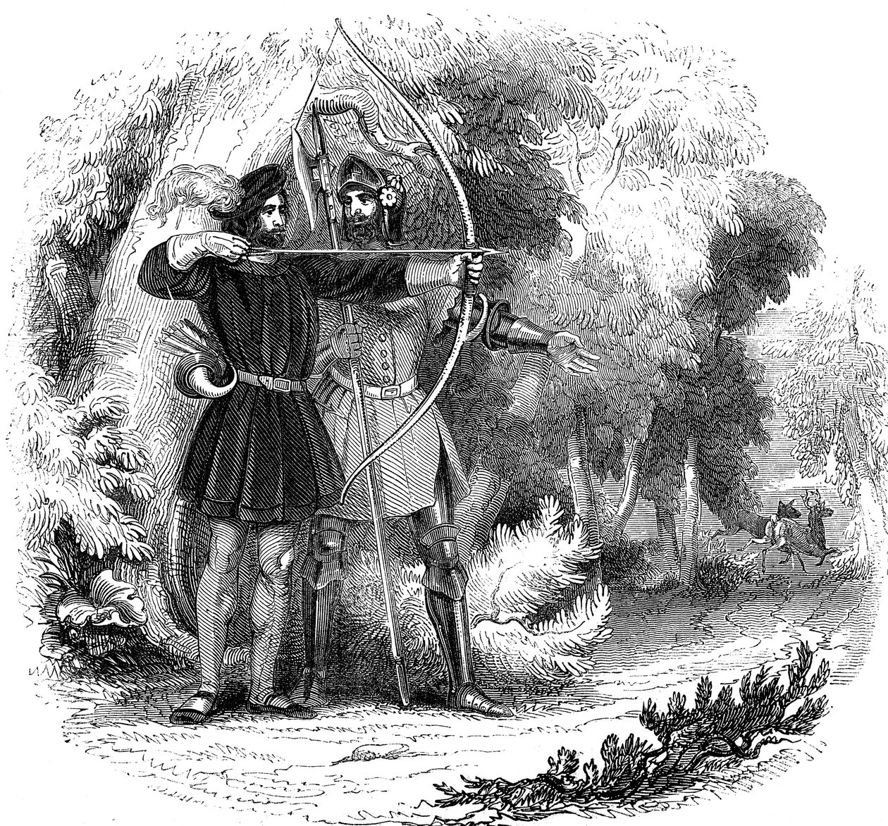 罗宾汉（Robin Hood），传说中的英国民间英雄和野蛮分子，19世纪初期是穷人的拥护者 作者 不明