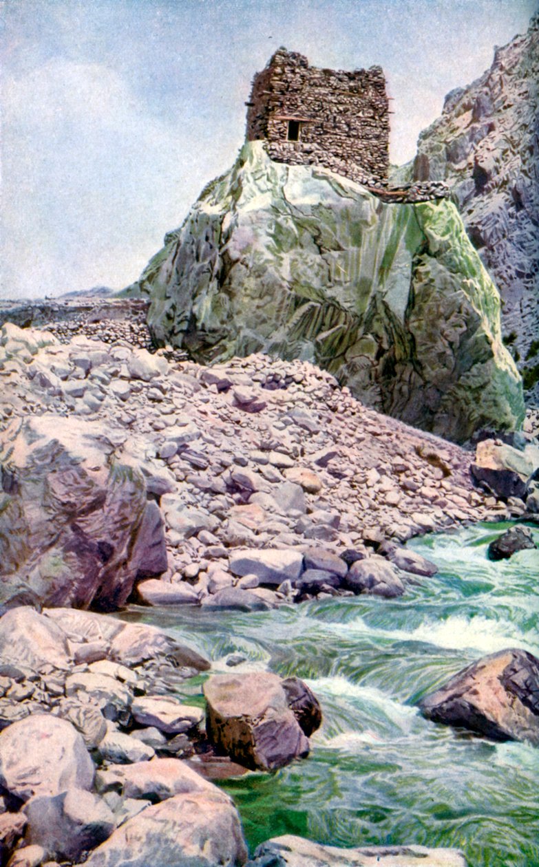 岩石堡垒，阿富汗边境，c1924年 作者 不明