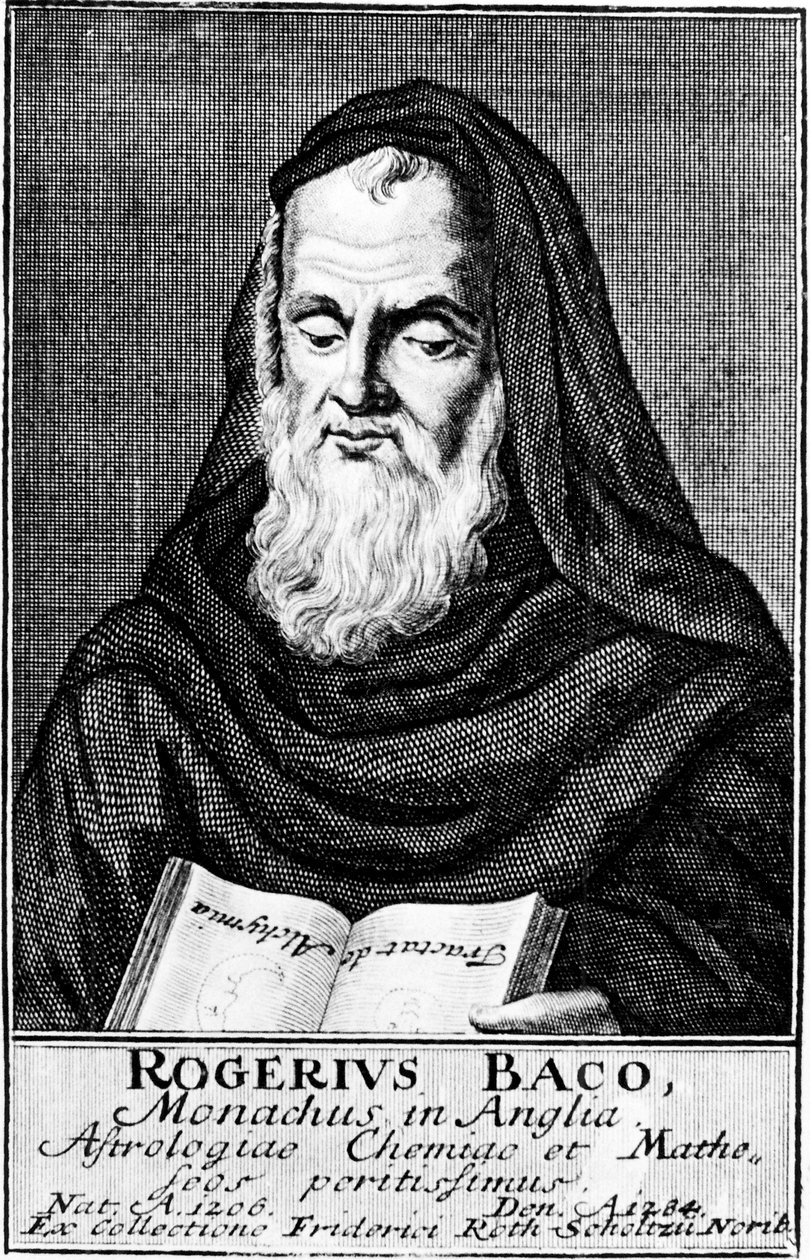罗杰·培根（Roger Bacon），英国实验科学家，哲学家和方济各会修道士 作者 不明