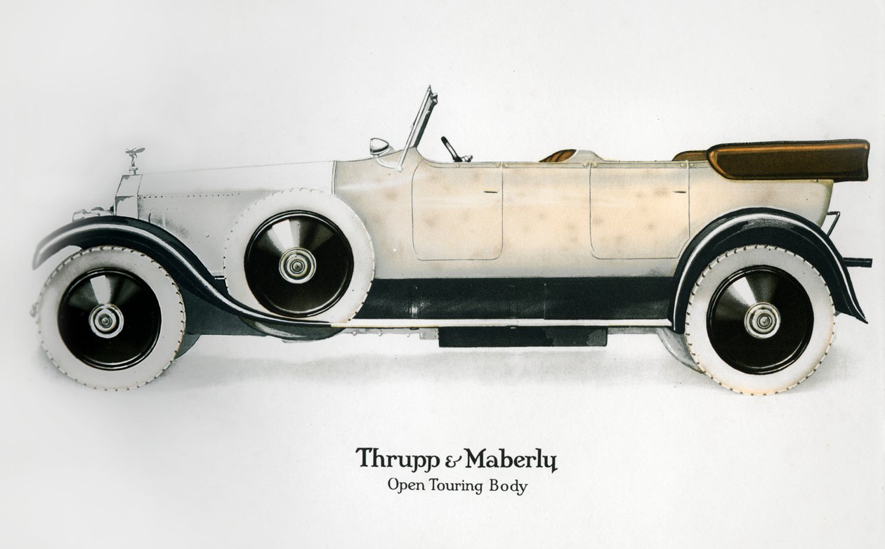 劳斯莱斯（Rolls-Royce），带敞篷旅行车，c1910-1929 作者 不明