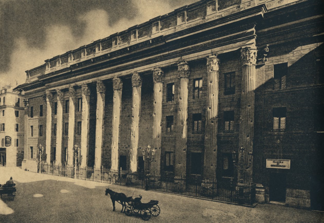 罗马-彼得拉广场（Piazza di Pietra），1910年 作者 不明