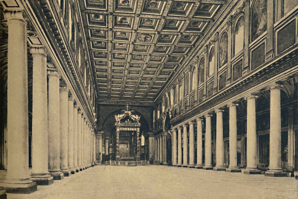 罗马-S.Maria Maggiore。主舰，1910年。 作者 不明