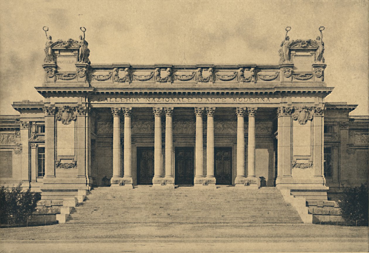 罗马-Valle Giulia。国家现代美术馆，巴扎尼，1910年，1910年 作者 不明
