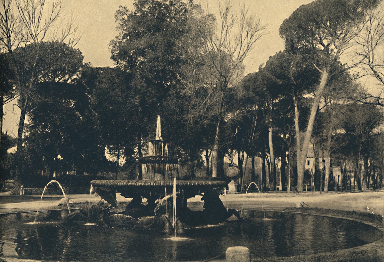 罗马-伯格斯别墅-海马喷泉，1910年 作者 不明