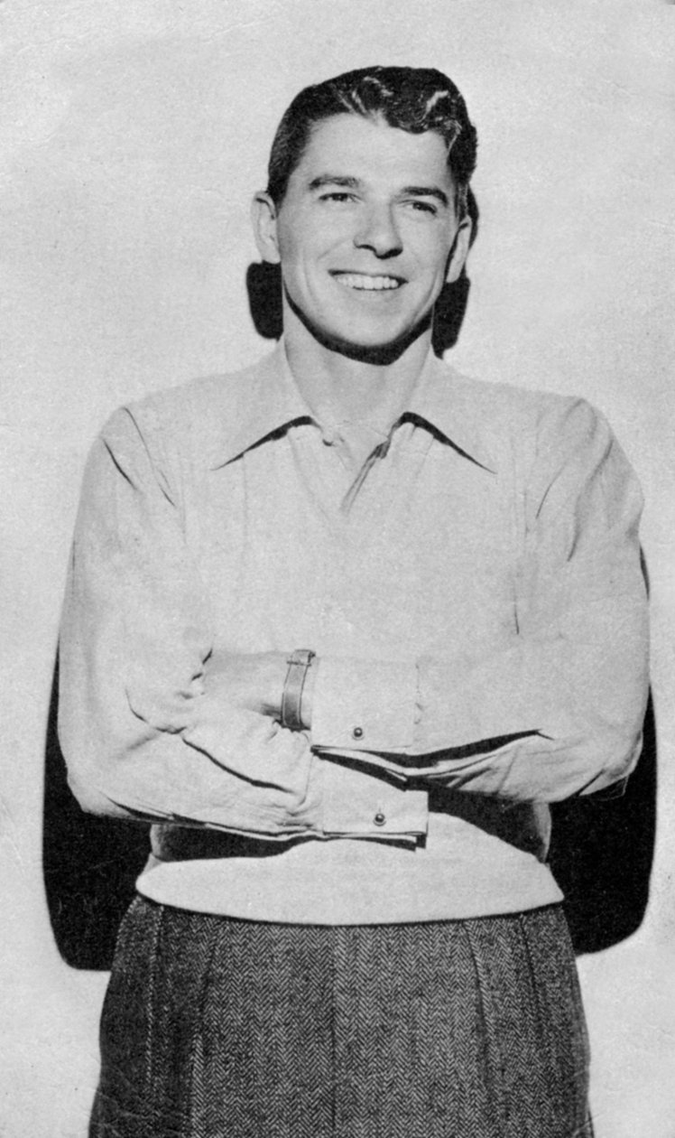 罗纳德·里根（Ronald Reagan），美国演员，电影明星和政治家，二十世纪 作者 不明
