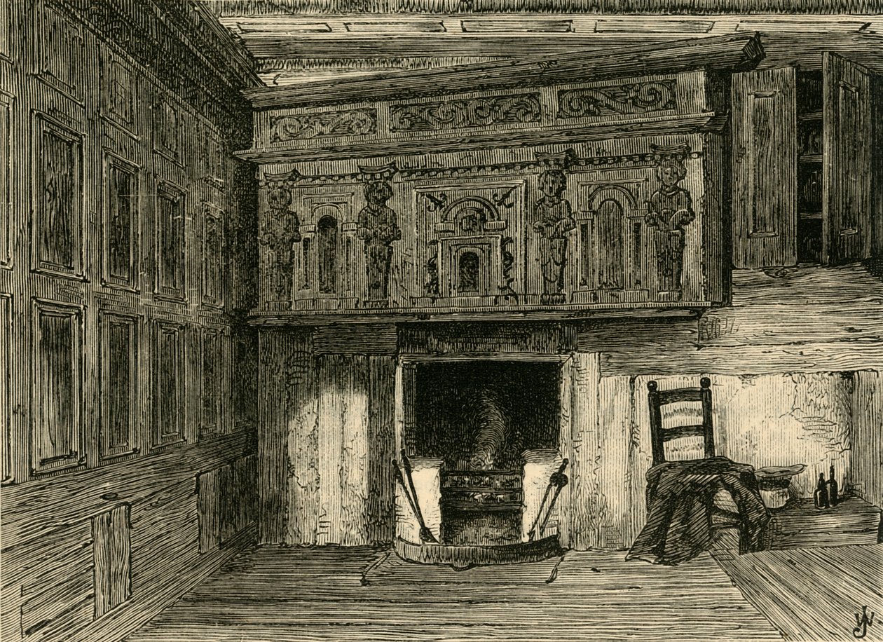 Fulwoods的一间房屋的房间在Archer之后租用。，c1872。 作者 不明