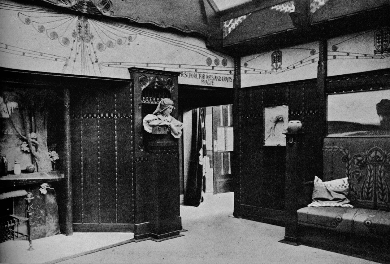1905年，圣路易斯布拉格工艺美术学校教室 作者 不明