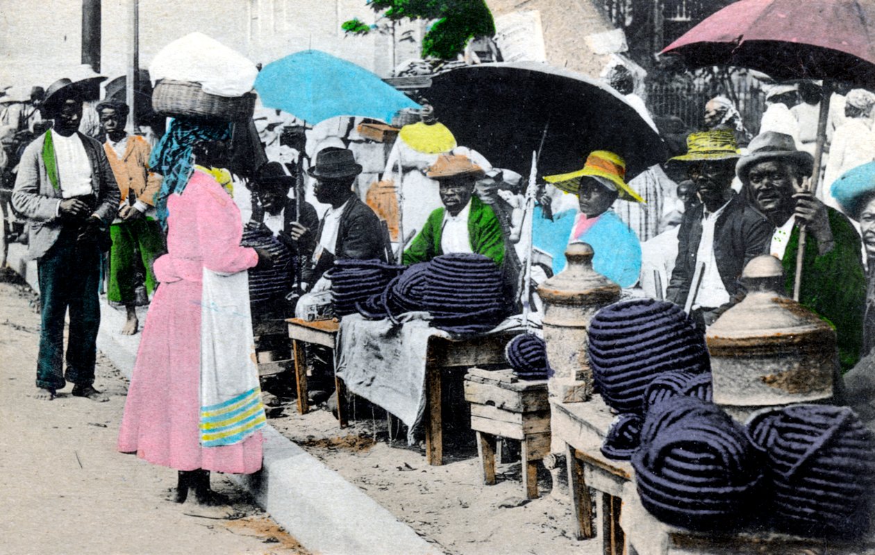 绳烟销售商，牙买加，c1900年代 作者 不明