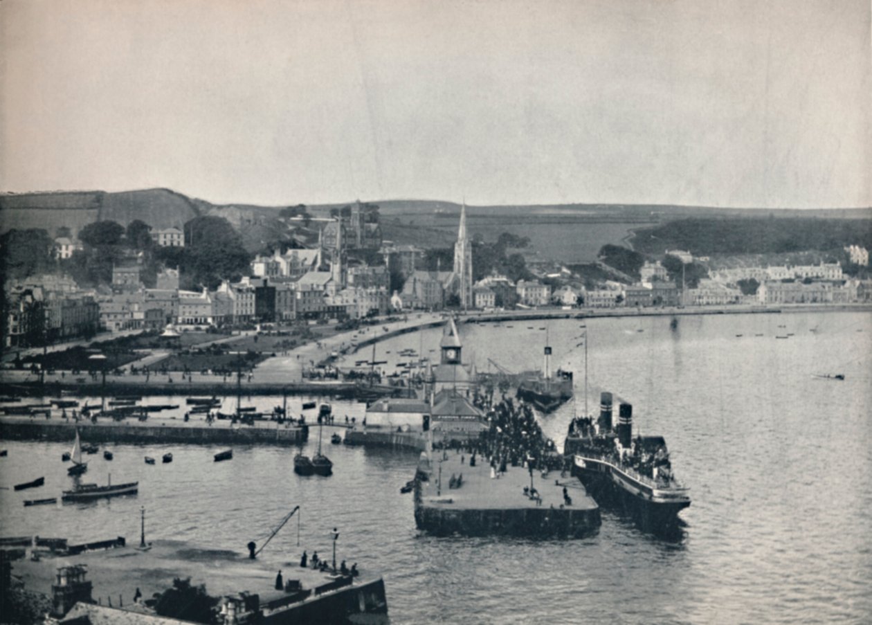 Rothesay-登陆阶段和滨海艺术中心，1895年 作者 不明