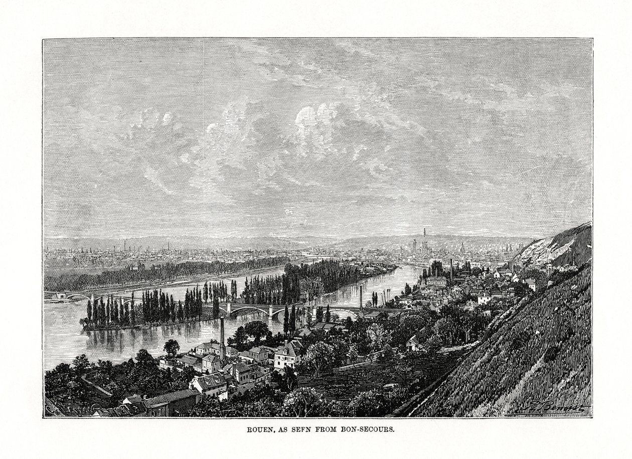 鲁昂，法国诺曼底，1879年 作者 不明