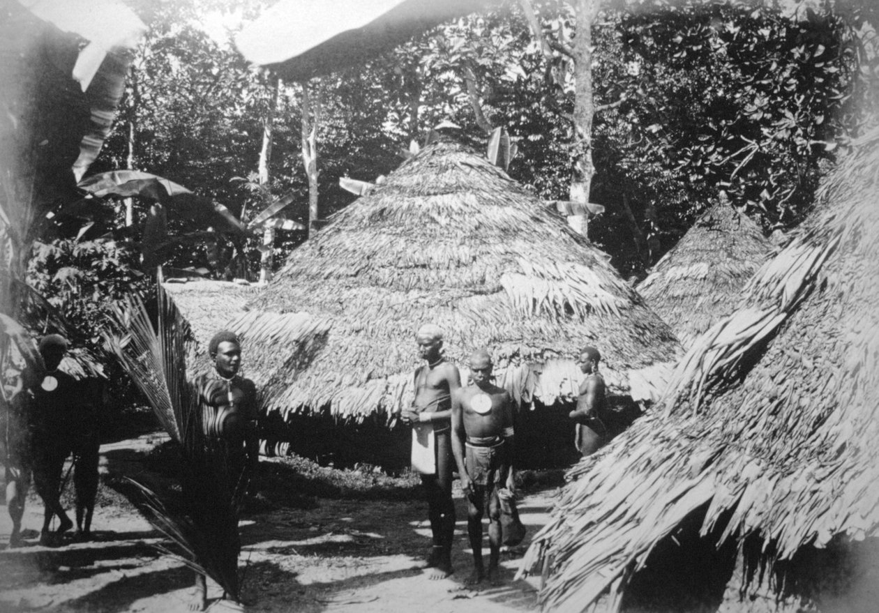 1892年，圣克鲁斯市蒂莫图的原住民圆形房屋 作者 不明