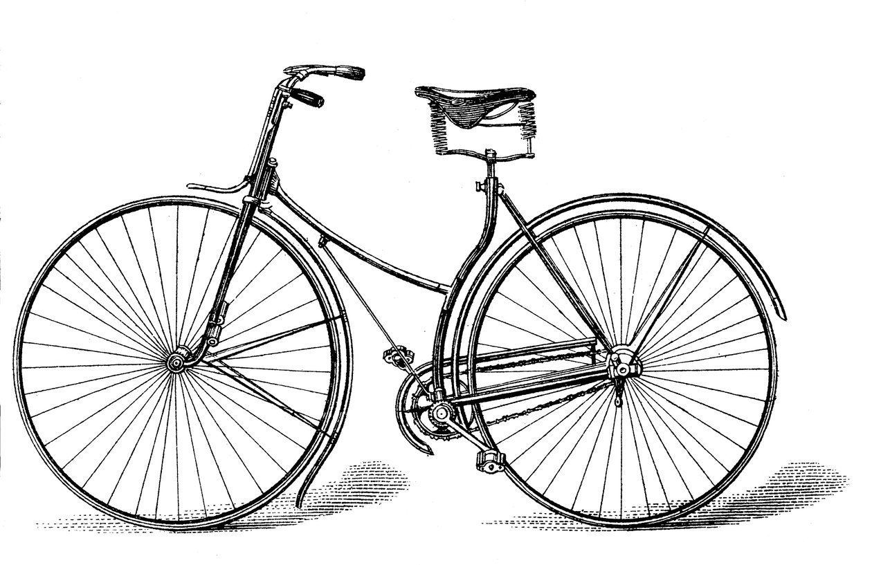 罗孚安全自行车，c1885 作者 不明