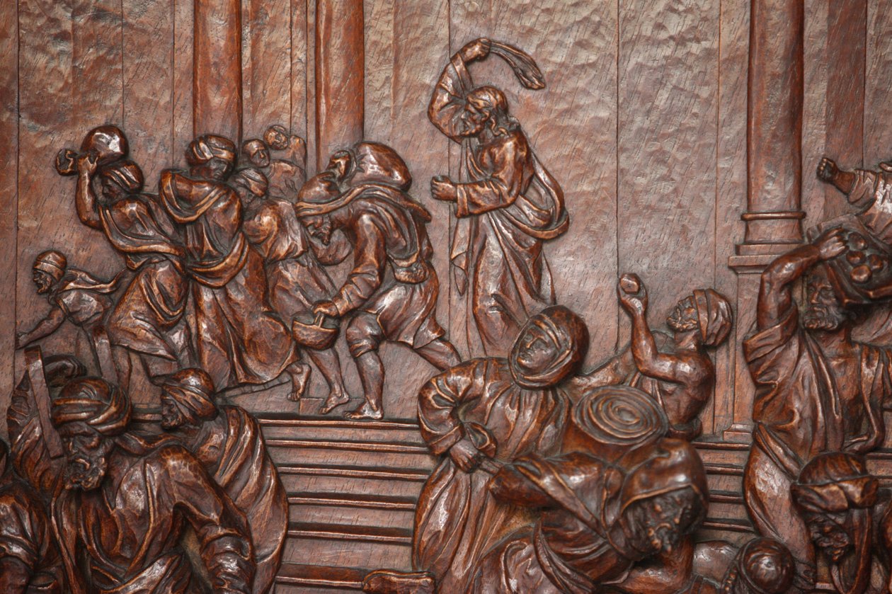 Royal Basilica of San Francisco el Grande. Jesus chasse les marchands du temple Madrid Spain 作者 不明