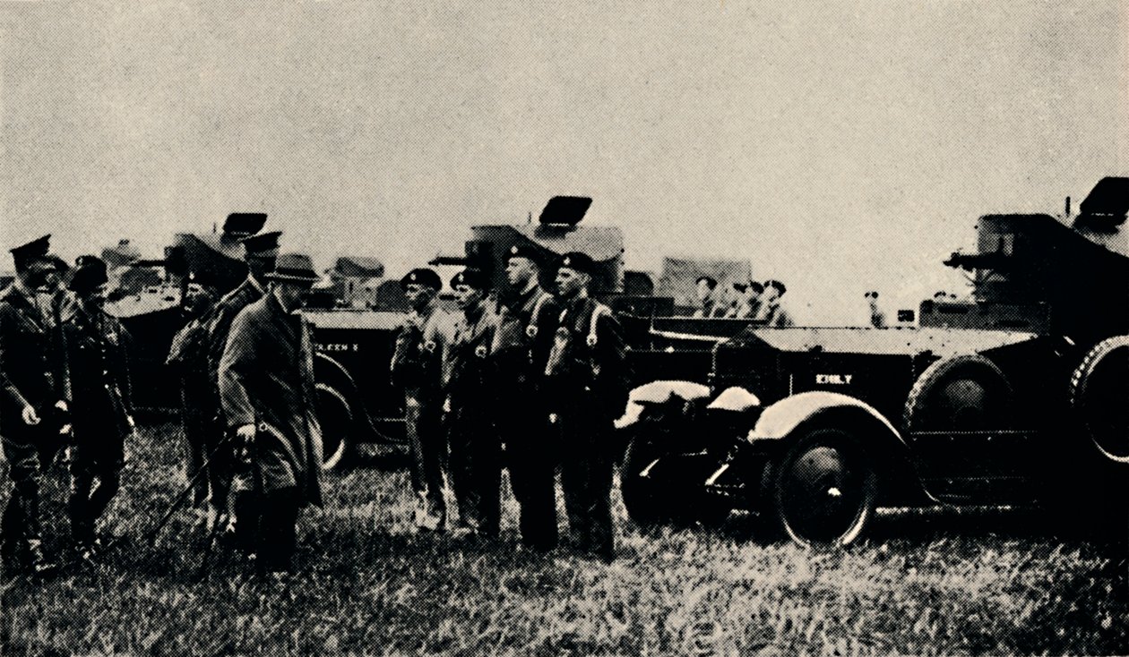 1918年，1945年在德国的皇家坦克团。 作者 不明