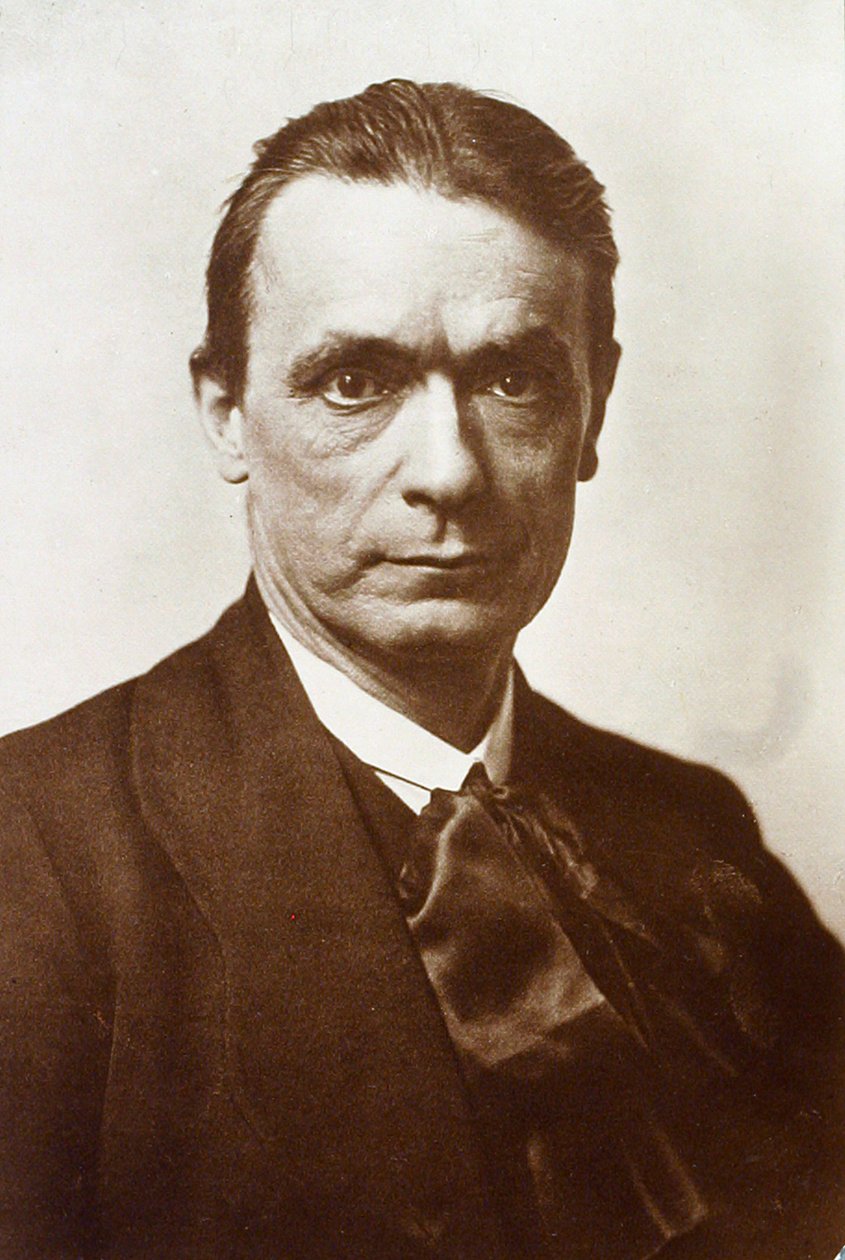 鲁道夫·施泰纳（Rudolf Steiner），奥地利哲学家，社会思想家和神秘主义者，1916年 作者 不明