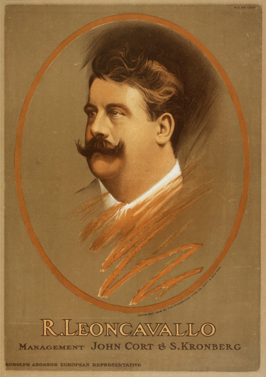 Ruggiero Leoncavallo 1858-1919，c。 1906年 作者 不明