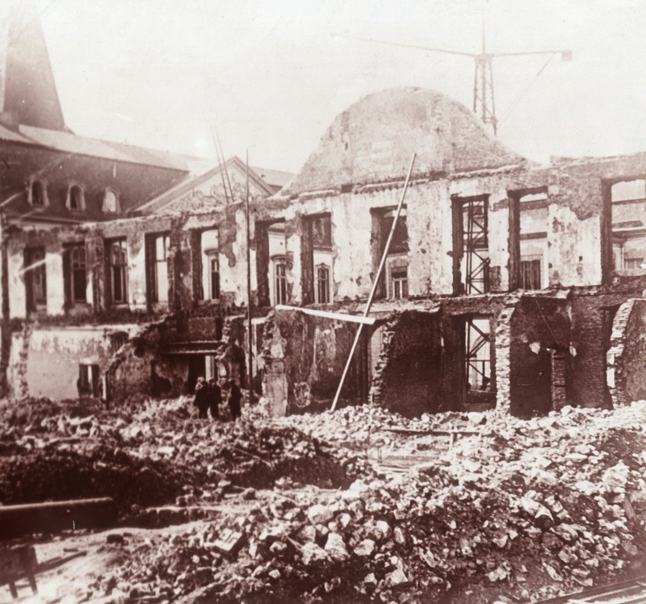 废墟，比利时鲁汶，c1914-c1918 作者 不明