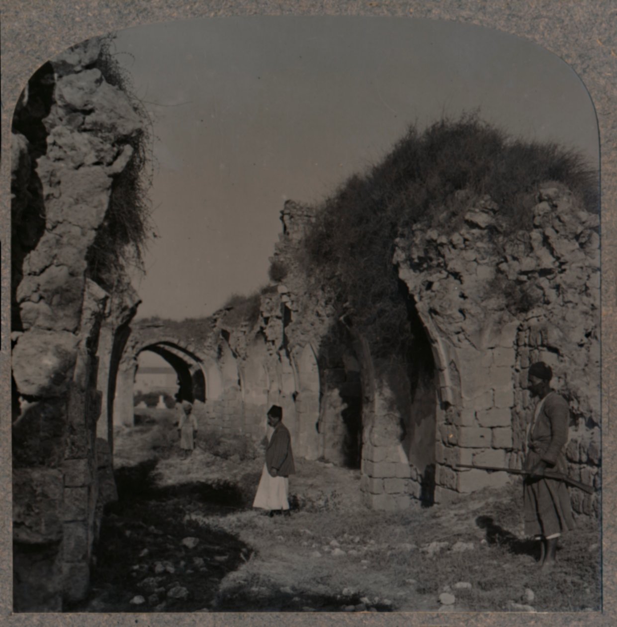 十字军教堂废墟，拉姆莱，1900年 作者 不明