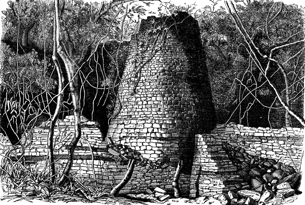 非洲大津巴布韦的废墟，1892年 作者 不明
