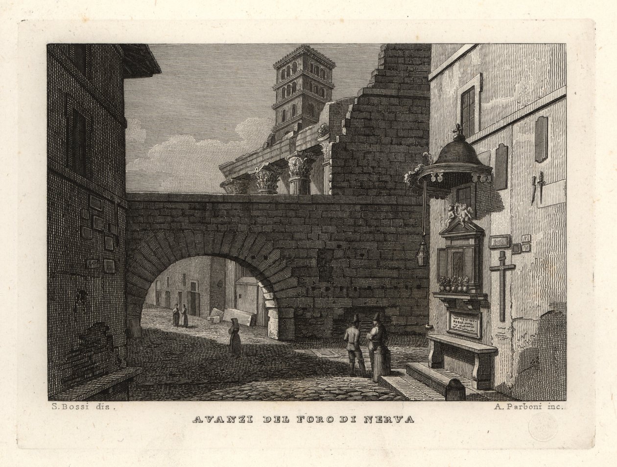 Ruins of the Forum of Nerva, Foro di Nerva, Rome 作者 不明