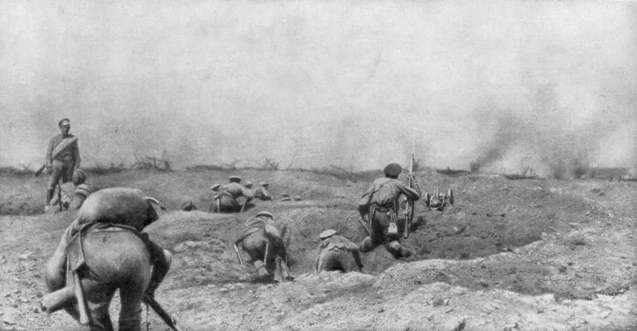 1917年7月1日，第一次世界大战，乌克兰捷尔诺波尔，俄国进攻，吉克·拉尼（Dzike Lani） 作者 不明