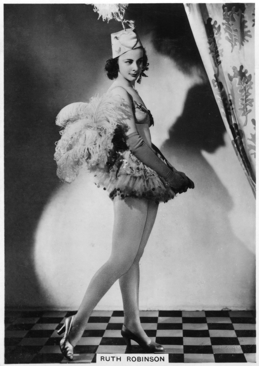 露丝·罗宾逊（Ruth Robinson），英国女演员，1938年 作者 不明
