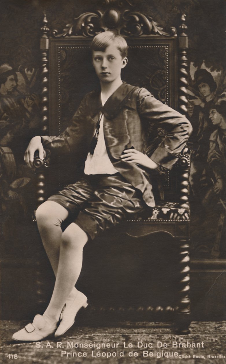 HRH比利时布拉本特王子利奥波德的最高牧师公爵，约1910年。 作者 不明