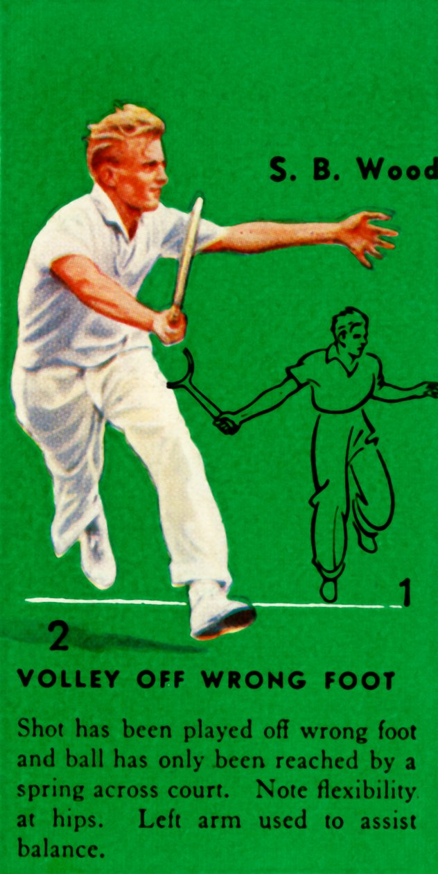 SB Wood-错脚凌空抽射，c1935年。 作者 不明