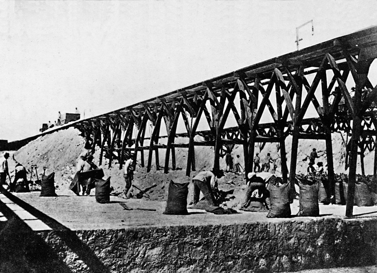 洗劫硝酸盐，1911年 作者 不明