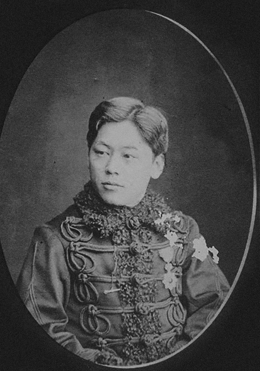 Sagen Ishizuka 1850-1909年26岁，1876年。 作者 不明