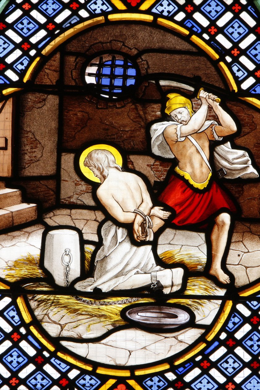 Saint-Corentin (Saint Corentin) cathedral, Quimper Stained glass : death of John the Baptist, Quimper, France 作者 不明