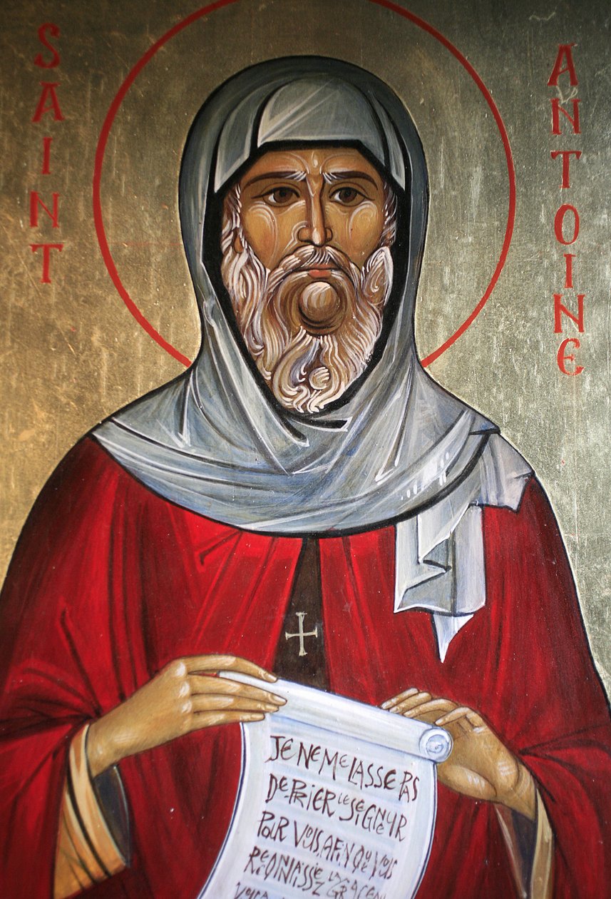 Saint Anthony. Saint-Antoine-le-Grand orthodox church Saint-Laurent-en-Royans France 作者 不明