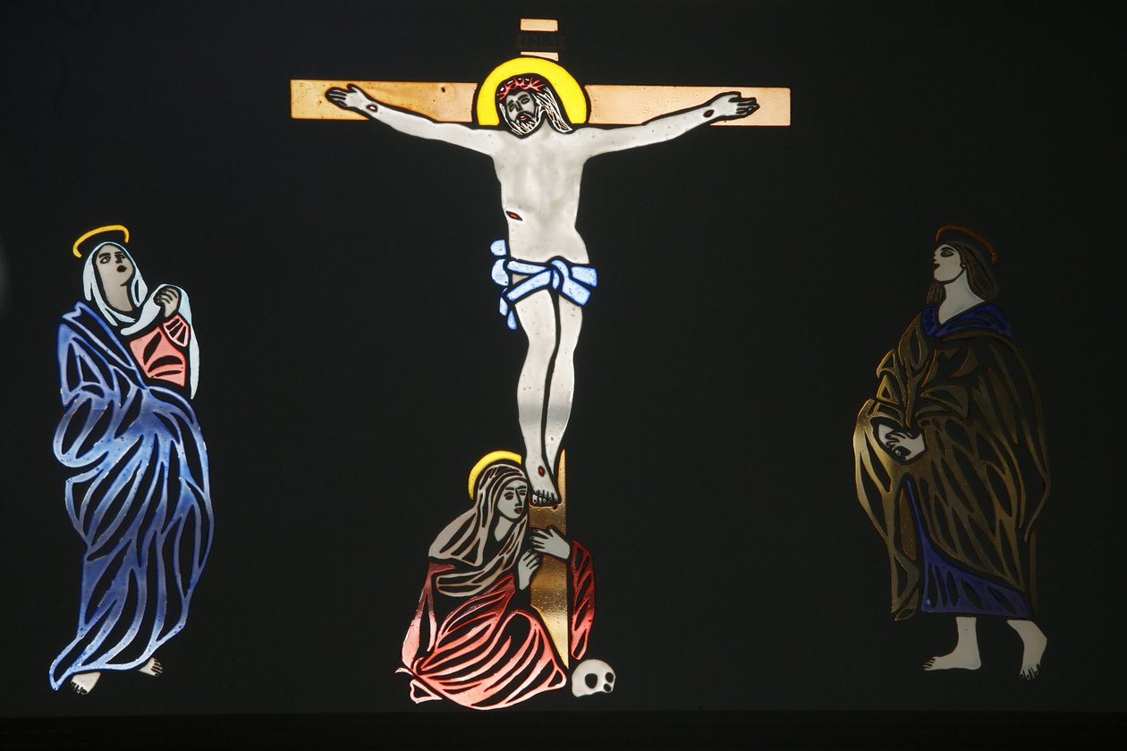 Saint Anthony coptic church artwork : Jesus on the cross, Jerusalem, Israel 作者 不明