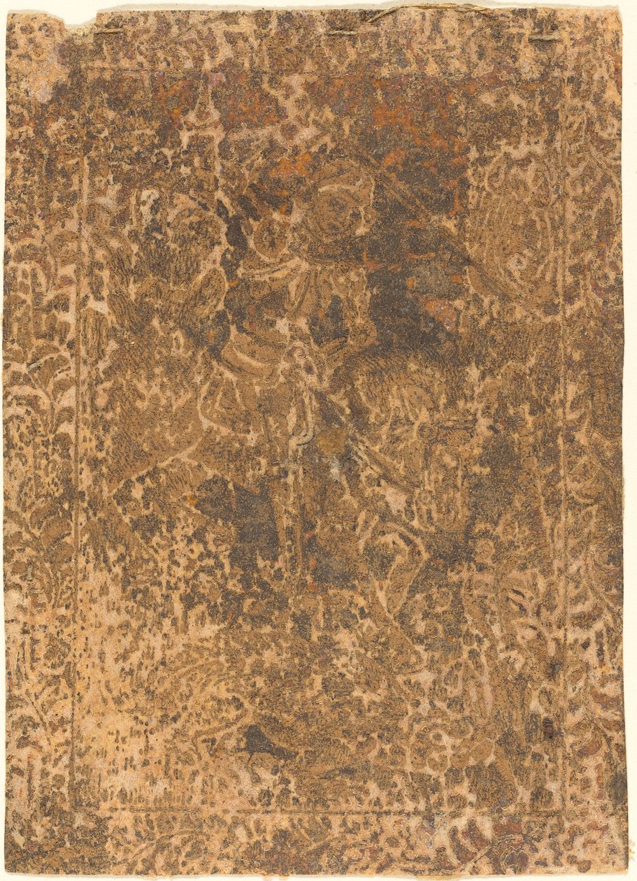 圣乔治，约1470年。 作者 不明
