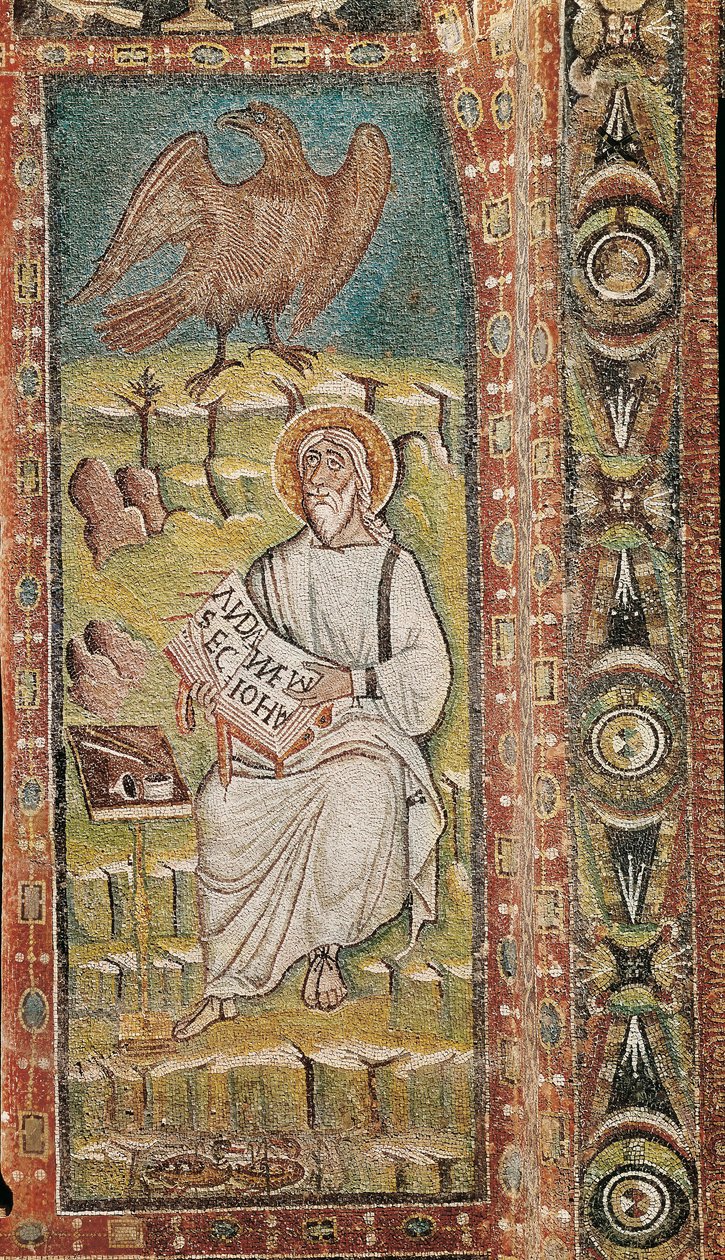 Saint John the Evangelist. Byzantine mosaic. 6th century 作者 不明